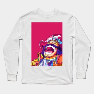 Gold D Roger Wpap Pop Art Long Sleeve T-Shirt